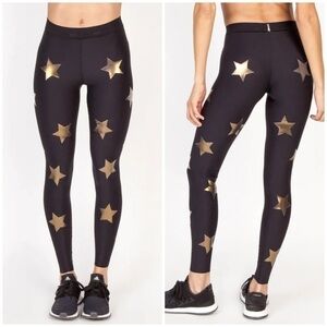 ULTRACOR Lux Knockout Print Legging in Black Gold